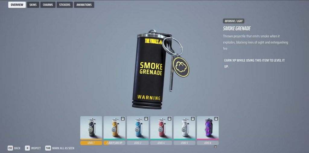 The Finals Smoke Grenade