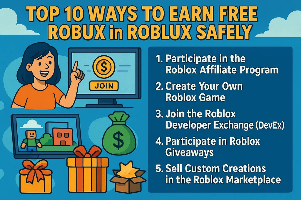Top 10 Ways to Earn Free Robux in Roblox Safely