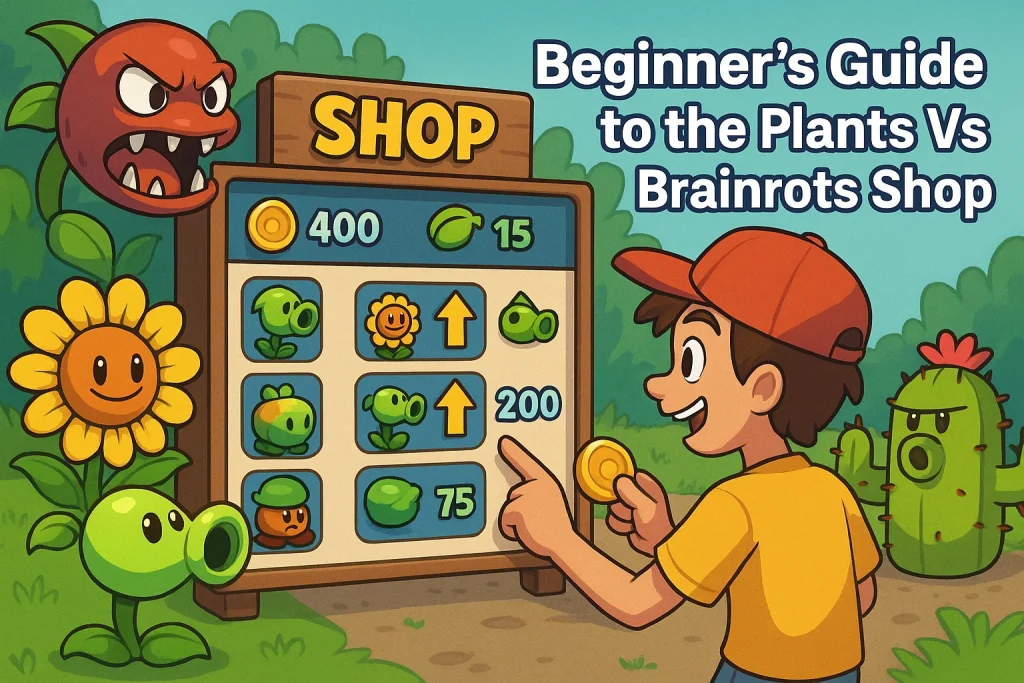 How to Use the Plants vs Brainrots Shop Efficiently – Beginner’s Guide