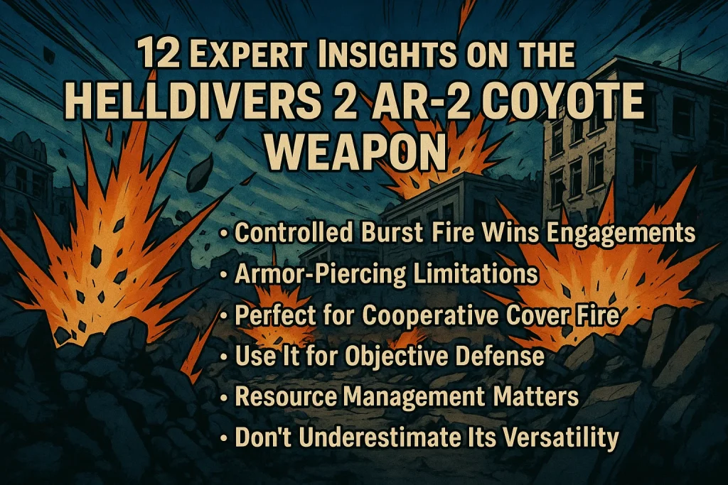 12 Expert Insights on the Helldivers 2 AR-2 Coyote Weapon