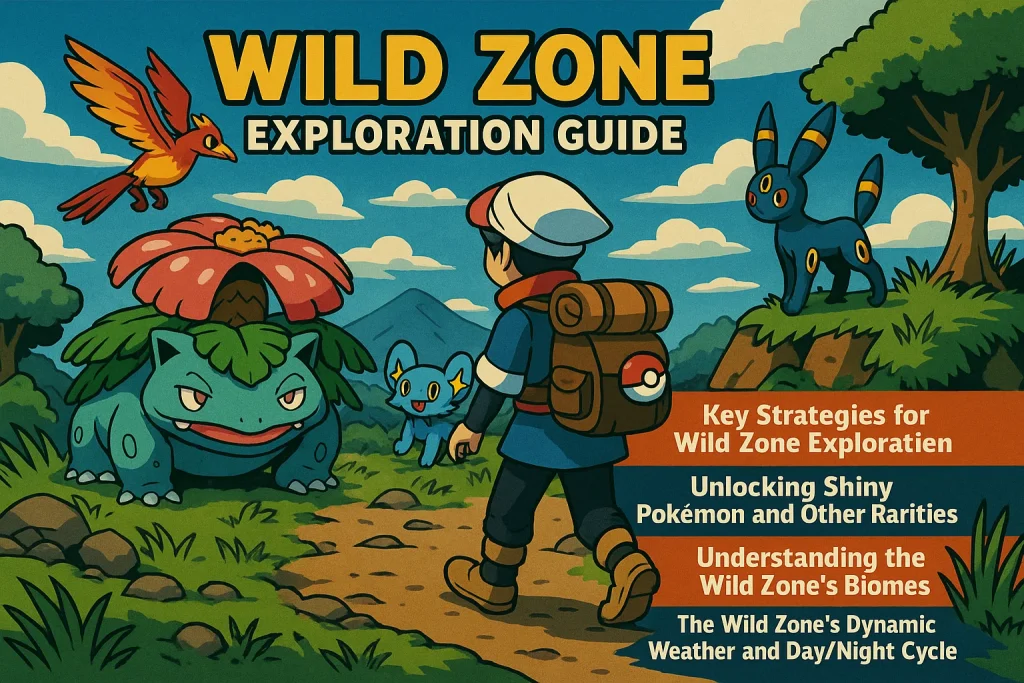 Pokémon Legends: Z-A Wild Zone Exploration Guide